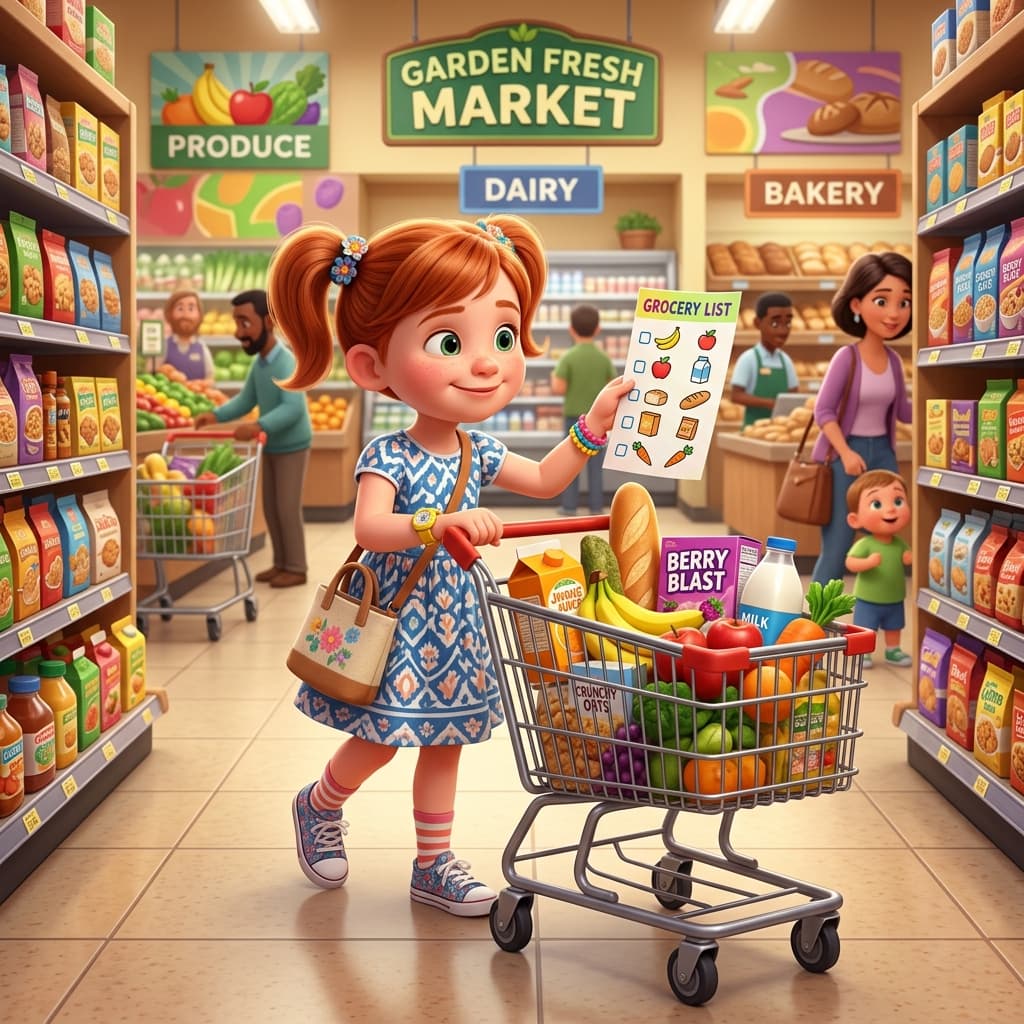 Mia's Shopping Trip