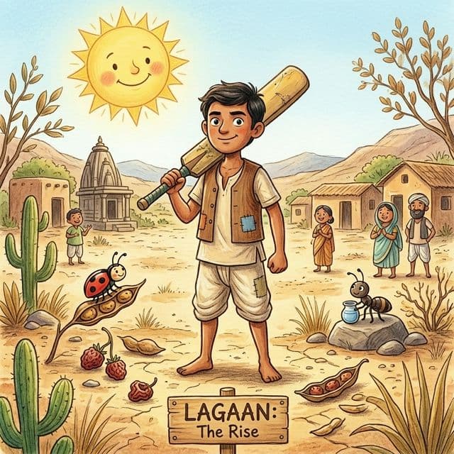 The Village Plays Cricket (Lagaan)