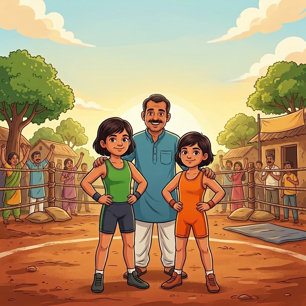 The Wrestler Sisters (Dangal)